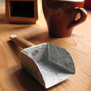 handmade coffee scoop