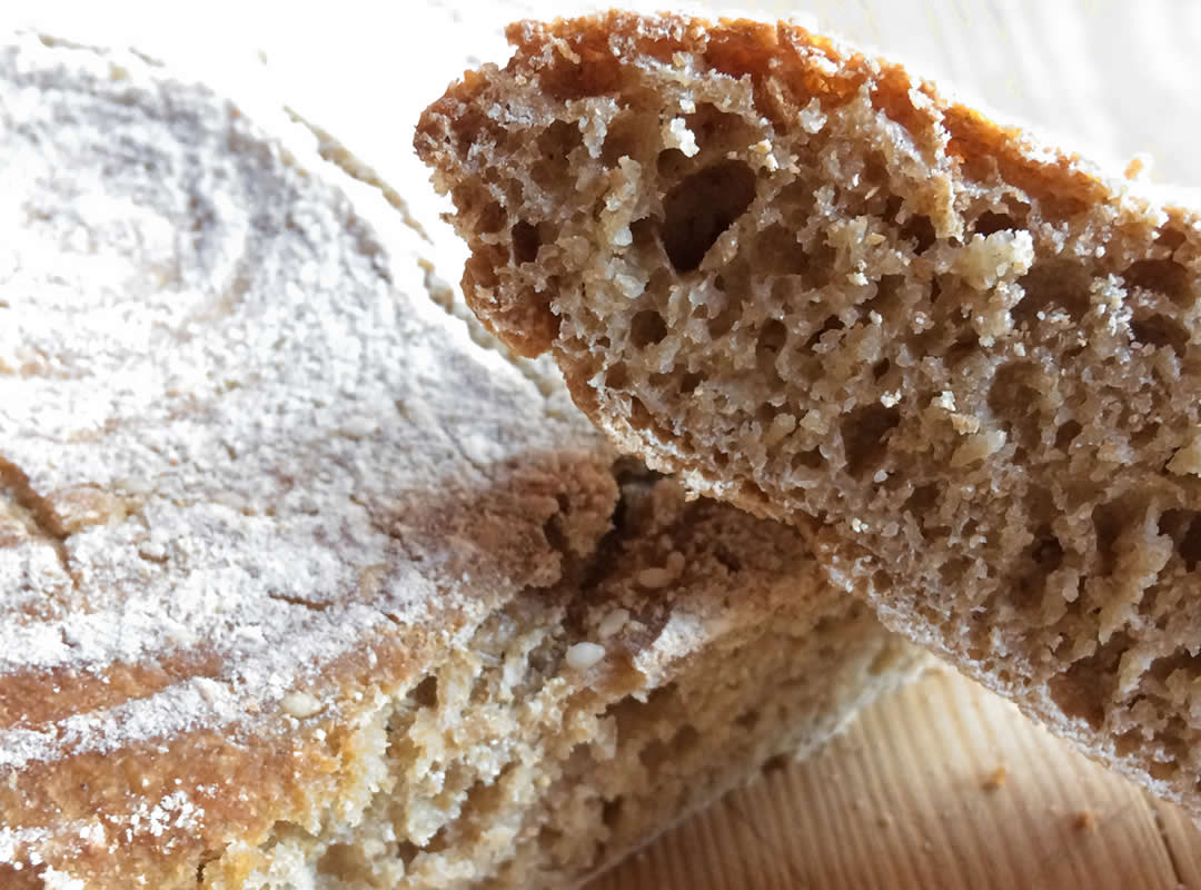 Three new wheat grains in a bread test in Zagori